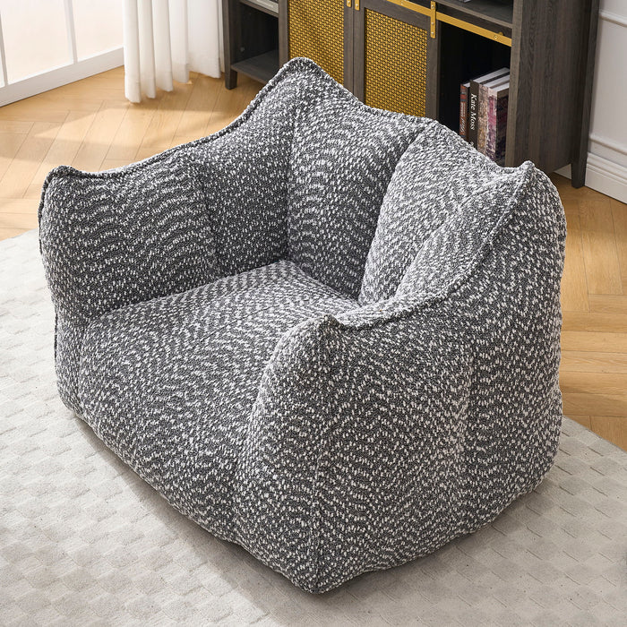 Comfortable Chenille Sofa Chairs With Highly Resilient Foam For Living Rooms And Bedrooms