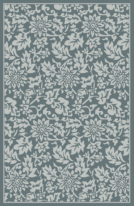Macau - Non - Slip Accent Rug, Floral Charm
