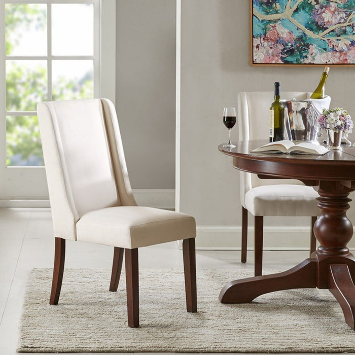 Brody - Wing Parson Dining Chair (Set of 2) - Cream