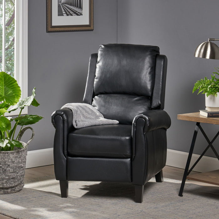 Contemporary Push Back Recliner Chair