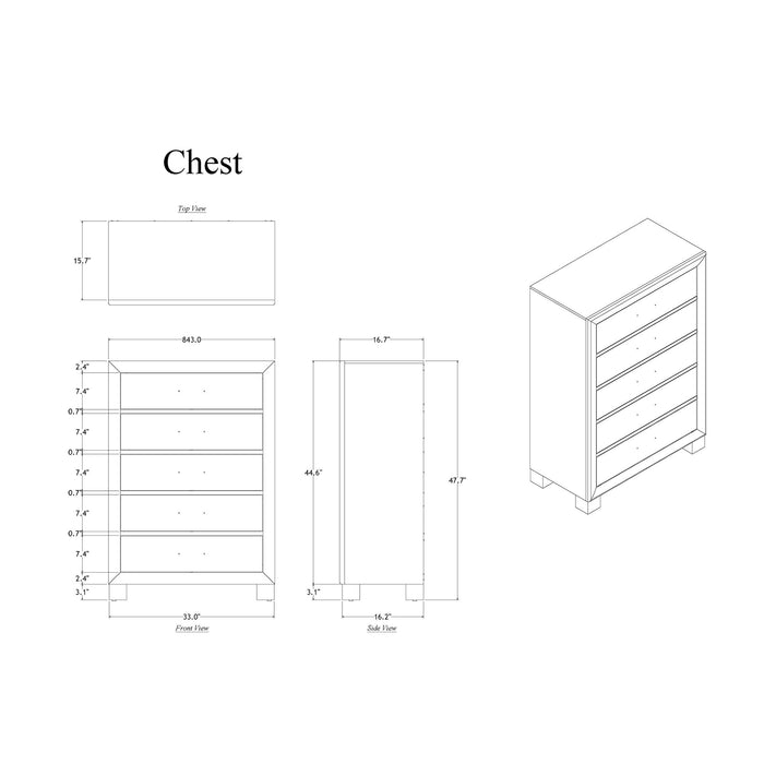 Rover - Chest - Gray