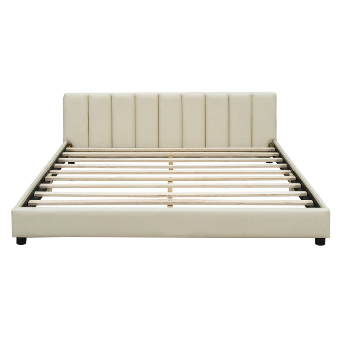 Upholstered Platform Bed, Mother & Child Bed