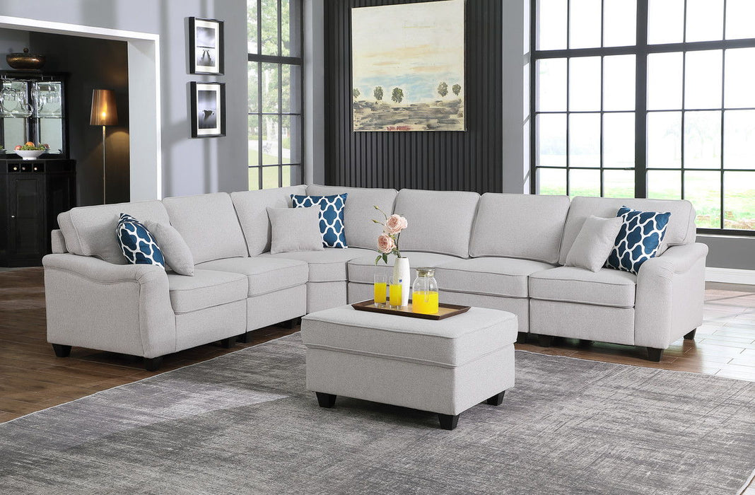 Leo - Comfor Modular Sofa And Ottoman