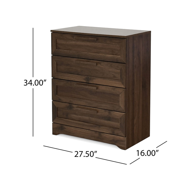 Broxon - Rustic Drawer Nightstand