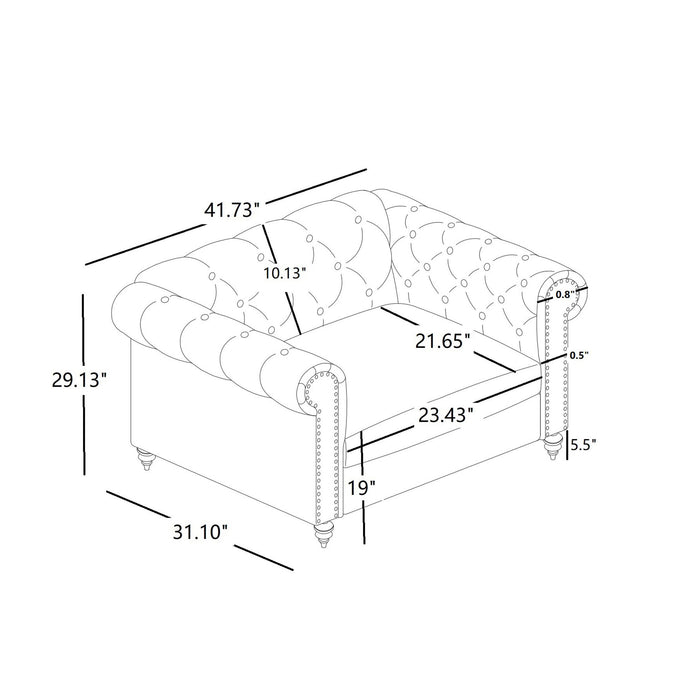 Anina - Chair - Blue