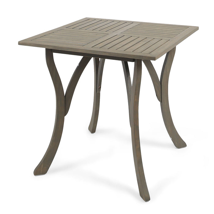 Hermosa - Stylish Outdoor Acacia Wood Table - Teak Gray