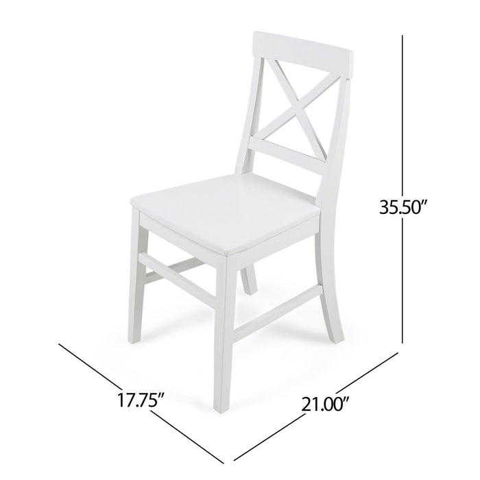 Plethora - Dining Chair With X Shaped Back (Set of 2)