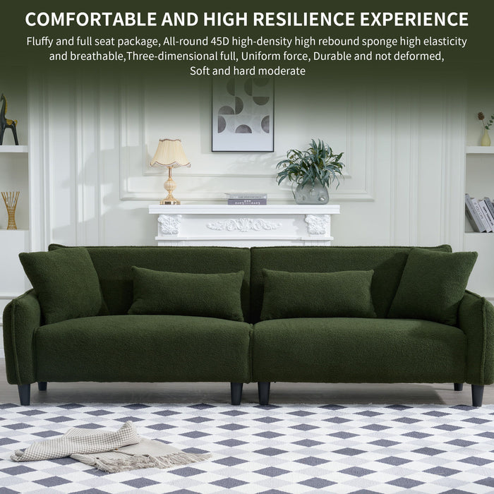 Teddy Velvet Sofa, Soft & Comfortable