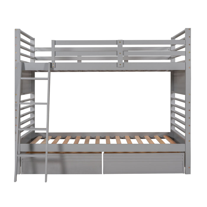 Bunk Bed With 2 Drawers