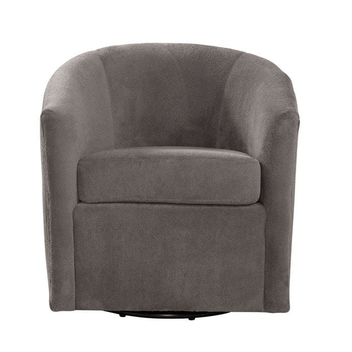 Oaklynn - Barrel Style Swivel Accent Chair