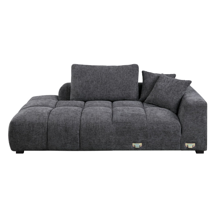 Chosen - Sectional Sofa With Toss Pillows And Chaise