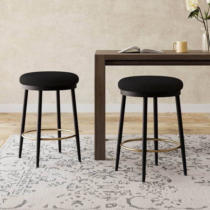 Stylish Design Counter Stools (Set of 2)