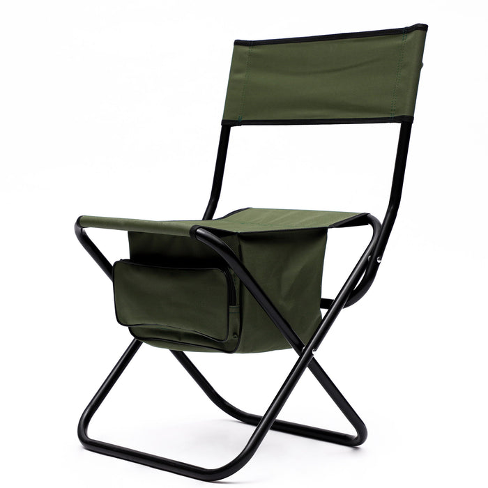 Folding Outdoor Chairs With Storage Bag, Portable Chair For Indoor, Outdoor Camping, Picnics And Fishing