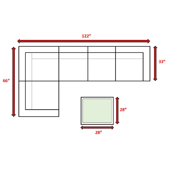 Stylish Wicker Patio Set Table