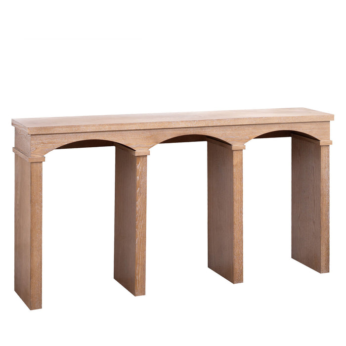Archway Console Table - Antique Natural / Light Natural / Natural