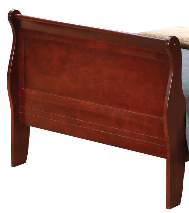 Panel Sleigh Bed