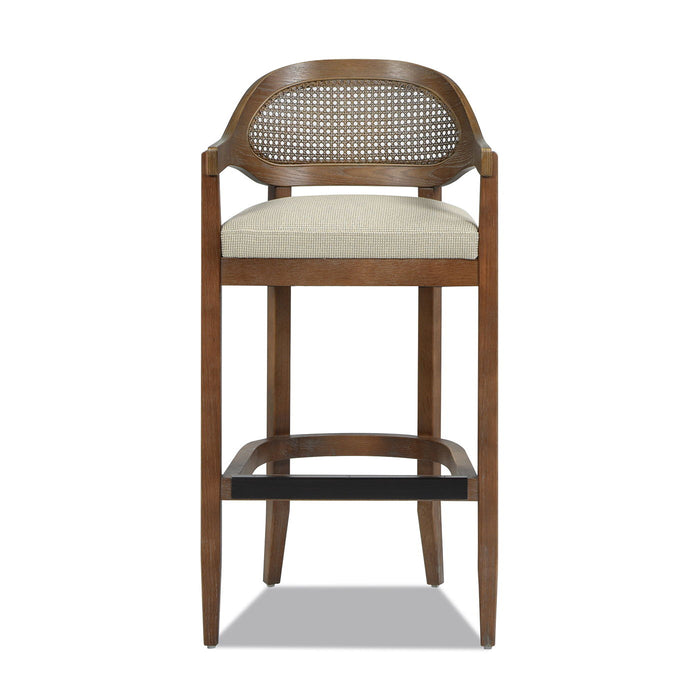 Americana - Mid-Century Modern Cane Back Counter Stool