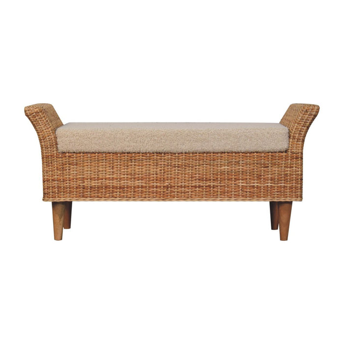 Riviera - Woven Bench - Oak