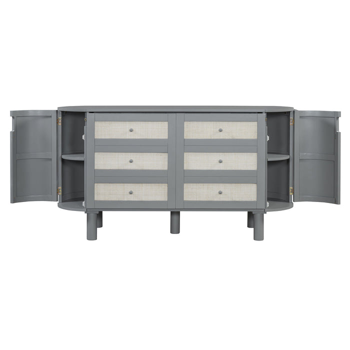 Murphy Bed With Hidden Storage & Modern Woven Design