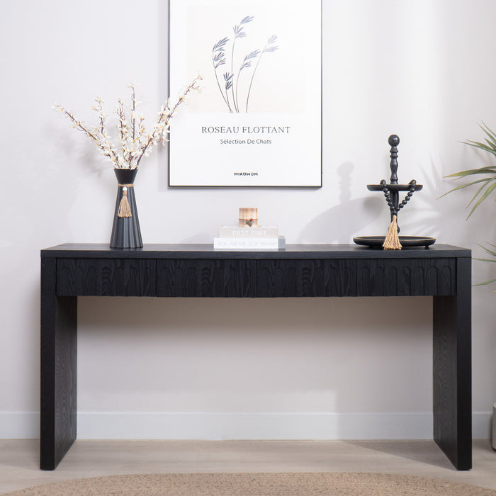 Modern Console Table With 4 Drawers, Entryway Table